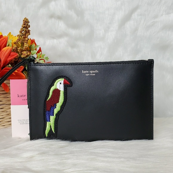 kate spade Handbags - ♠️ Kate Spade Beaded Flock Party Small Wristlet